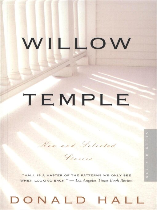 Title details for Willow Temple by Donald Hall - Available